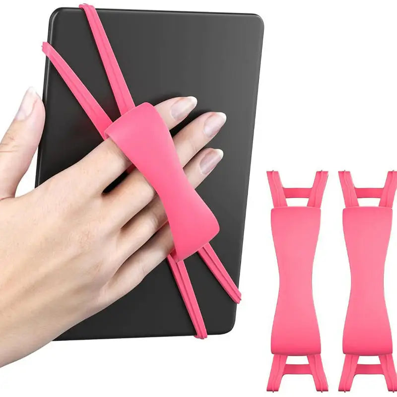 Soft Silicone Hand Strap for Kindle Tablets Comfortable Lightweight Finger Grip Holder High Elasticity Straps for Kobo E-Book