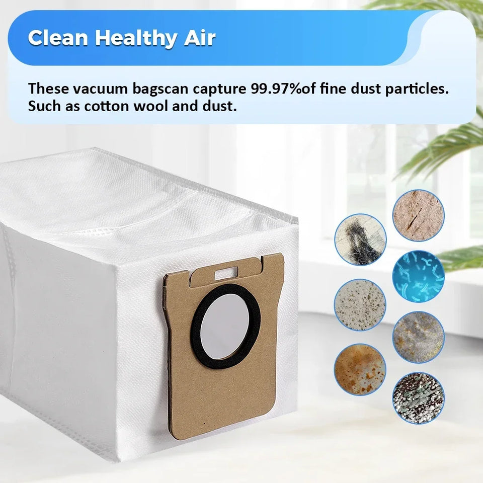 For Xiaomi Robot Vacuum X20+/X10+ /X20 Plus/X10 Plus Parts Mop Cloth Dust Bag Roller Side Brush Hepa Filter Part Accessories