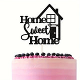 1 Pack A Home Sweet Home Cake Topper, Welcoming Home Cake Decoration,Family Warmth/New Home/Welcome /Retirement Party Decoration