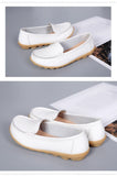 Women Flats Ballet Shoes Woman Cut Out Leather Breathable Moccasins Women Boat Shoes Ballerina Ladies Casual Shoes