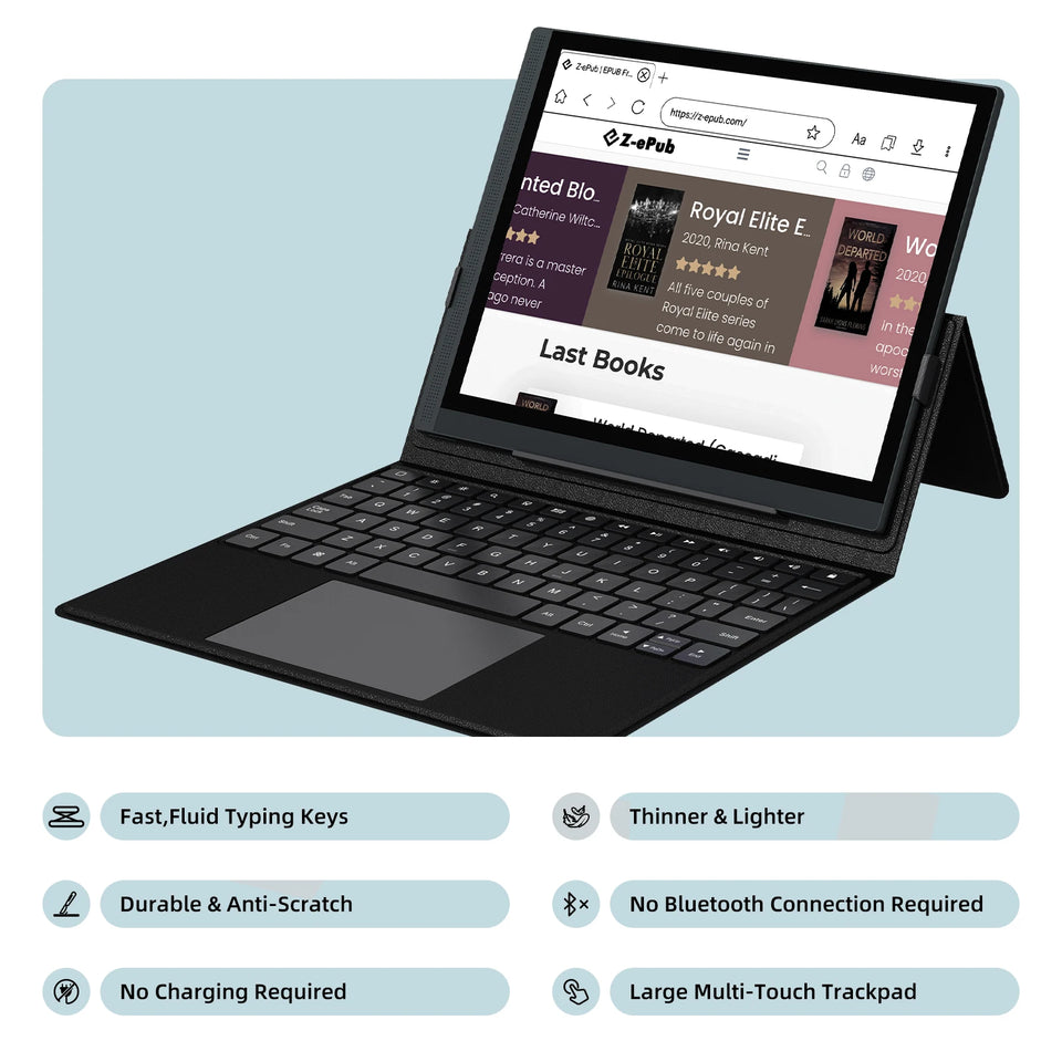 Dedicated Keyboard Cover for Bigme B1051 Series B1051C, B1051C PRO, B1051C Lite or B1051, B1051 Lite ebook reader