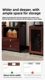 Multifunctional Furniture with Drawers & Shelves, Kitchen Cupboard, Living Room Storage Organizer, Tea Table Cabinet