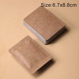 StoBag 200pcs Wholesale Cotton Paper White Packaging Bags Small Heat Sealing for Tea Coffee Powder Storage Pouches Portable
