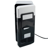 Mini USB Fridge Portable Cooler Beverage Drink Cans Cooler / Warmer Refrigerator for Car Laptop PC Computer Black Red Color 2024