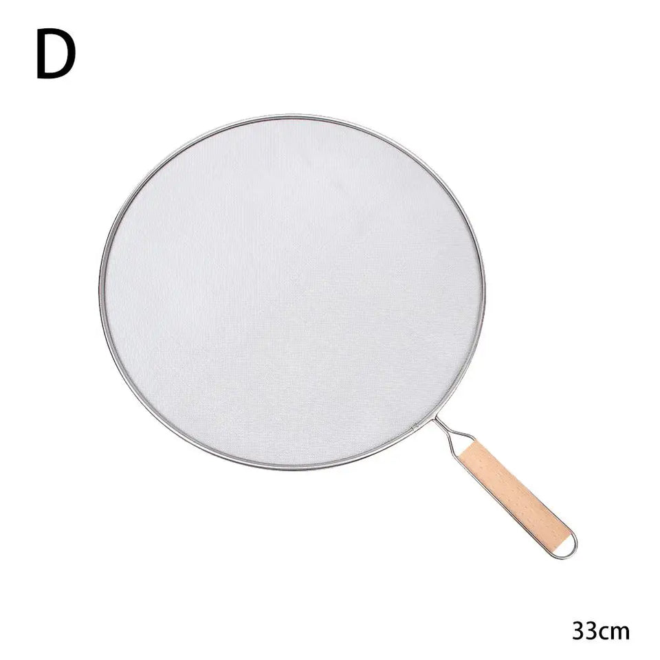 Pot Frying Oil Cooking Cover Kitchen Tools Grease Splatter Screen Guards Mesh Anti Splatter Guard Oil Net Splash Cover Pan