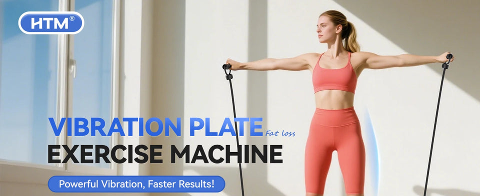 Vibration Plate Fitness Multi-Function Vibration Trainer 330lbs 120 Levels Whole Body Workout for Home Gym Muscle Relax Exercise