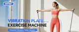 Vibration Plate Fitness Multi-Function Vibration Trainer 330lbs 120 Levels Whole Body Workout for Home Gym Muscle Relax Exercise