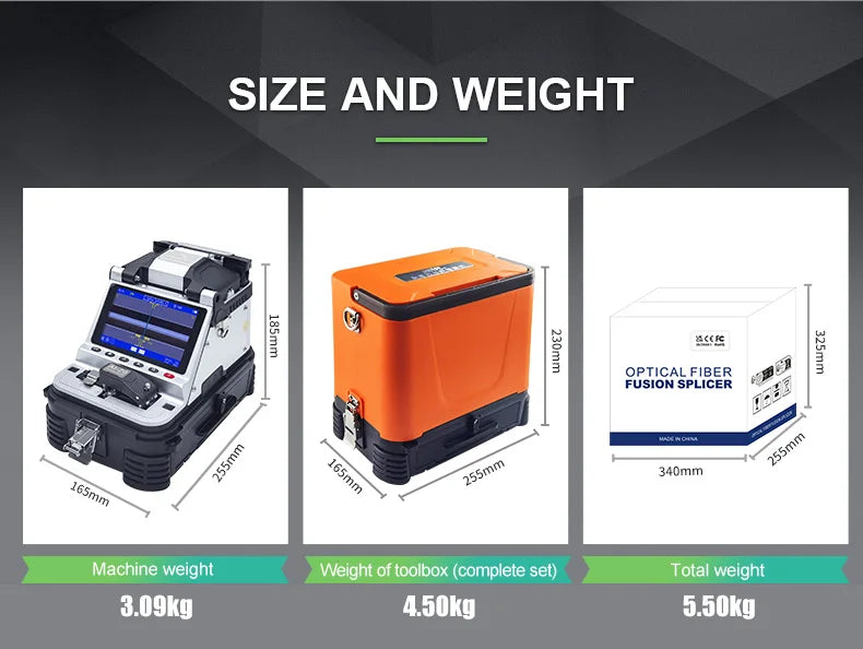 Signalfire AI-9 AI-5 Pro AI-6C+ AI-6A+ AI-20 AI-30 Multi-language Fiber Optic Splicing Machine Optical Fiber Fusion Splicer