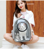 Transparent Cat Carrying Bags Space Breathable Pet Backpack Portable Puppy Pets Backpack Transport Carrier Space Capsule Dog Bag