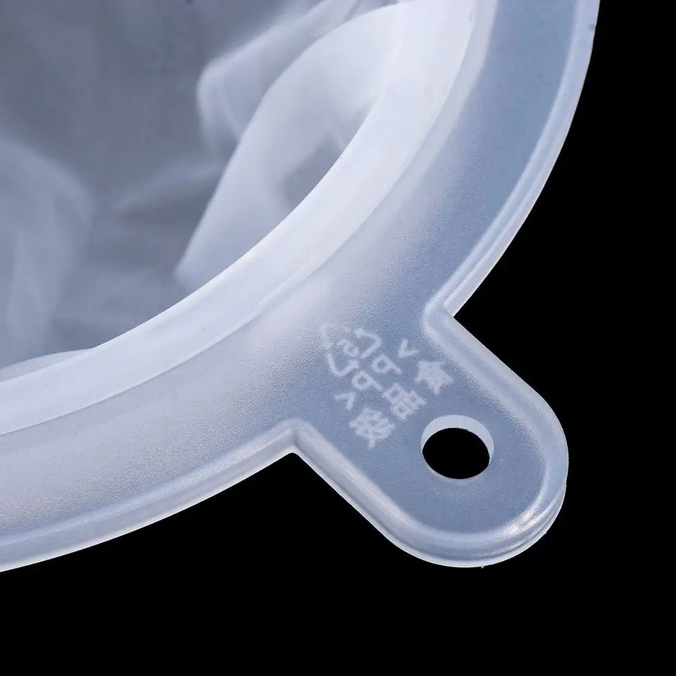 13/15CM Reusable Mesh Nylon Filter Super Fine Colander For Sieve Juice Soy Milk Honey Tea Coffee Wine Strainer Kitchen