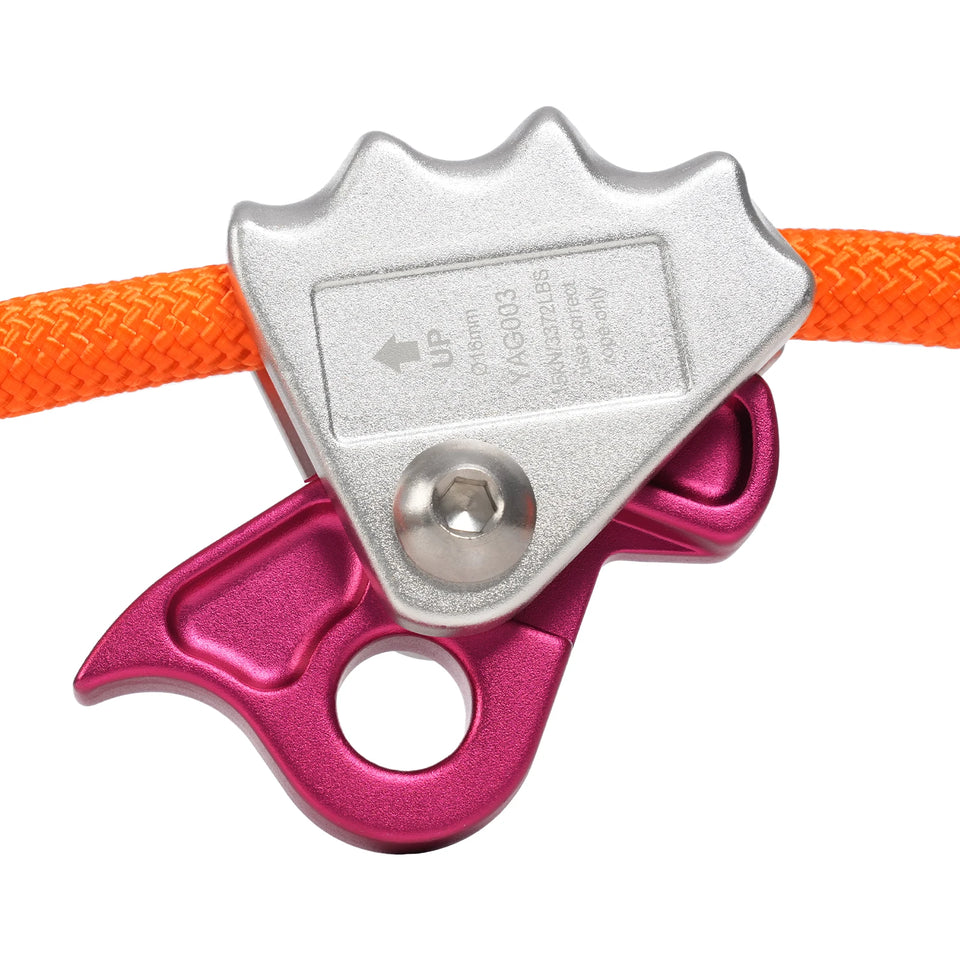 Sling Tree Descent Sling Rope 5/8 Inches -8 Feet/14 Feet with Triple Locking Carabiner Adjuster Orange/For Climbing Rescue