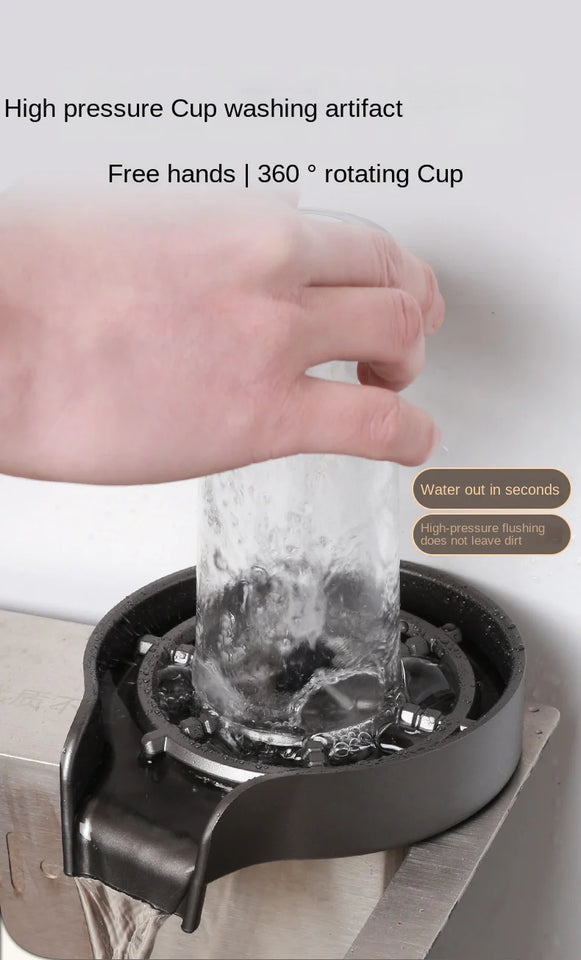 High Pressure Cup Washer, Kitchen Sink, Vegetable Sink, Bar Counter, Commercial Coffee and Milk Tea Shop, Automatic Cup Washer