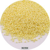 Golden 15/0 Japanese Seedbeads 1.5mm Uniform Metallic Bronze Round Spacer Glass Beads For DIY Jewelry Making Garments Accessory