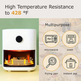 30/50/100Pcs Air Fryer Disposable Paper Non-Stick Airfryer Baking Papers Round Air-Fryer Paper Liners Paper Kitchen Accessories