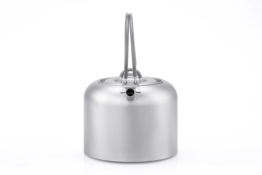 Keith Titanium Kettle 1.5L Camping Picnic Cookware Titanium Teapot Ultralight Outdoor Camping Coffee Pot With String BagTi3907