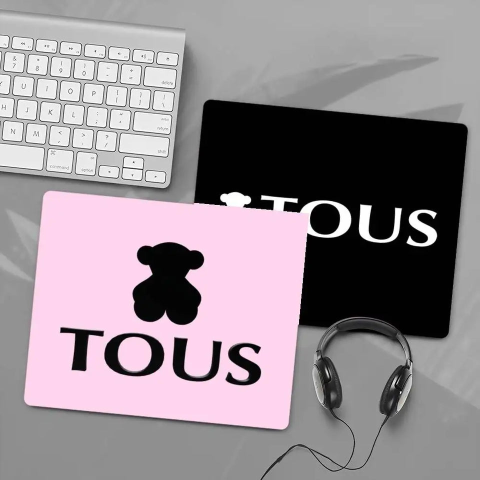 Classic Jewelry Logo T-Tous Animation Keyboard Mat Table Mat Students Gabinete PC Gamer Desktop Mouse Pad For PC Computer Table