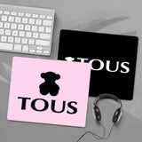 Classic Jewelry Logo T-Tous Animation Keyboard Mat Table Mat Students Gabinete PC Gamer Desktop Mouse Pad For PC Computer Table