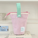 Jolly House Large Capacity Pencil Case, Zipper Fabric Desk Organizer Pen Holder for School Office Travel