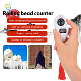 Electronic Digital Electronic Tally Counter with Compass Tassel Finger Game Toy Manual Reset Decompress Relax Tool LCD Register