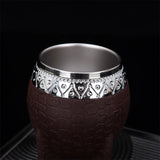 Creative Double Wall 260ml Stainless Steel Yerba Mate Tea Cup Tumbler Beer Pint Coffee Mug Gifts For Friend No Straw