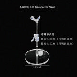 1/6 BJD Doll Toy Accessories Transparent Rotating Stand 1/8 Acrylic Support Standing Base Stand Doll Supplies Accessories