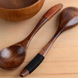 Coffee Handmade Hand-made Catering Scoop Wood Tableware Kitchen Tool Soup Spoon Wooden Spoon Cooking Utensil