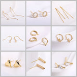 18k Gold Plated Spacer Beads For Bracelet Making,Separators For Beads,Jewelry Fittings,DIY Jewellery Making Supplies Wholesale
