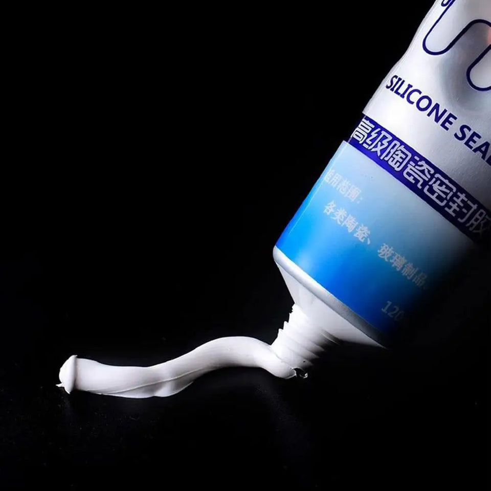 120ml Multipurpose Silicone Sealant Waterproof Caulk Seal Mouldproof Fast Drying Adhesive Glass Glue For Bathroom Kitchen