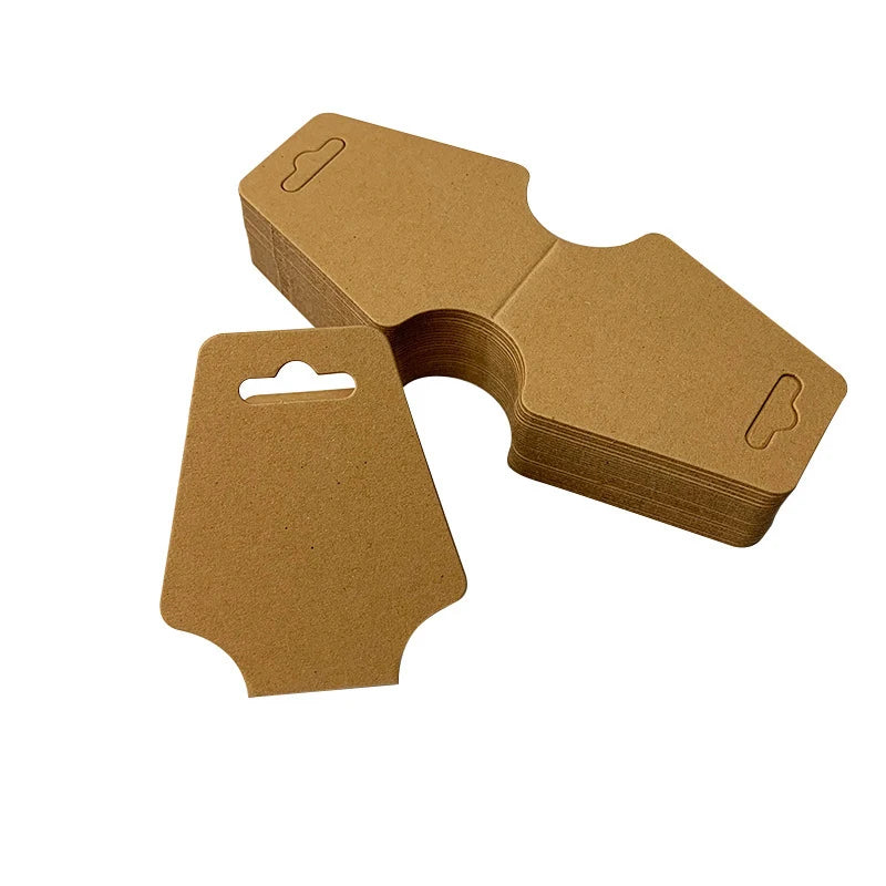 Jewelry Earrings Packaging Card Necklace Blank Jewelry Card Paper Earrings Paper Card Bow Storage