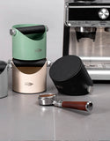 IKAPE Espresso Knock Box , Premium Coffee Knock Box, Space-Saving Coffee Dump Bin, Non-Slip Base for Barista