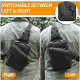 Concealed Carry Bag Tactical Crossbody Sling Backpack Shoulder Gun Holster Bag Chest Pack EDC Pouch Pistol Holster Bag Hunting