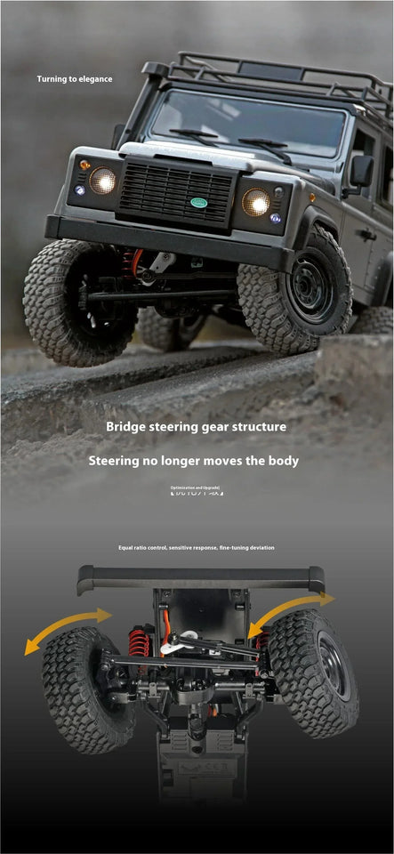 1/12 4WD Off-Road RC Car MN98 MN99S 2.4G Remote Control SUV Electric Climbing Car Toy for Kids Official Licensed Model Guard 90