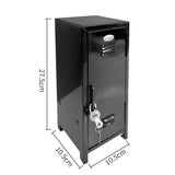Iron Storage Box Dormitory Storage Cosmetics Paper Money Keys Bank Cards and Other Desktop Small Items Mini Locker Cabinet