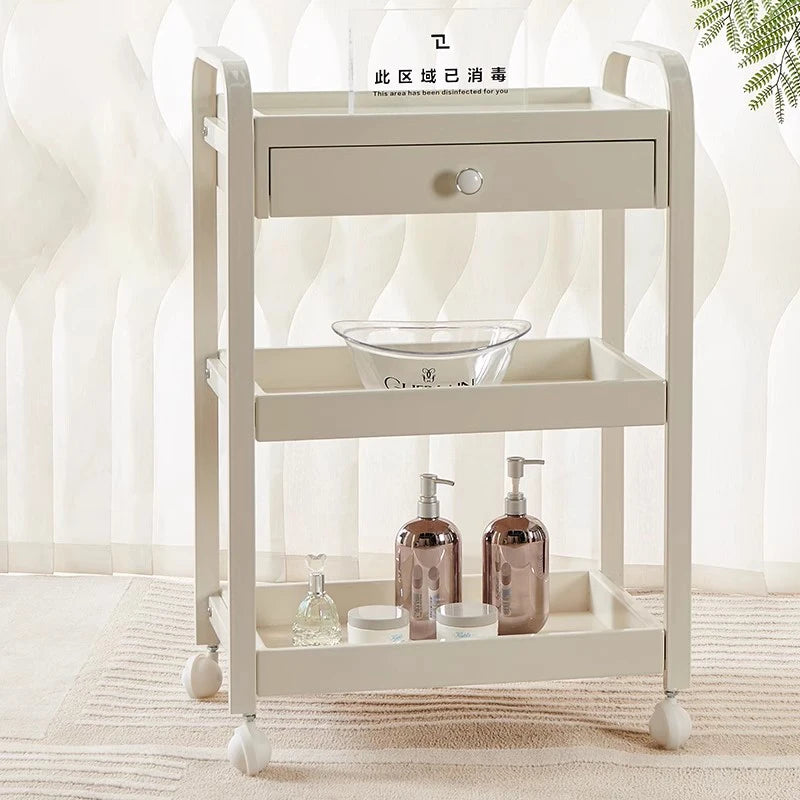 Organizer Rotating Salon Trolley Moving Modern Luxury Storage Trolley Cart Simple Tool Carritos Organizadores Salon Furniture