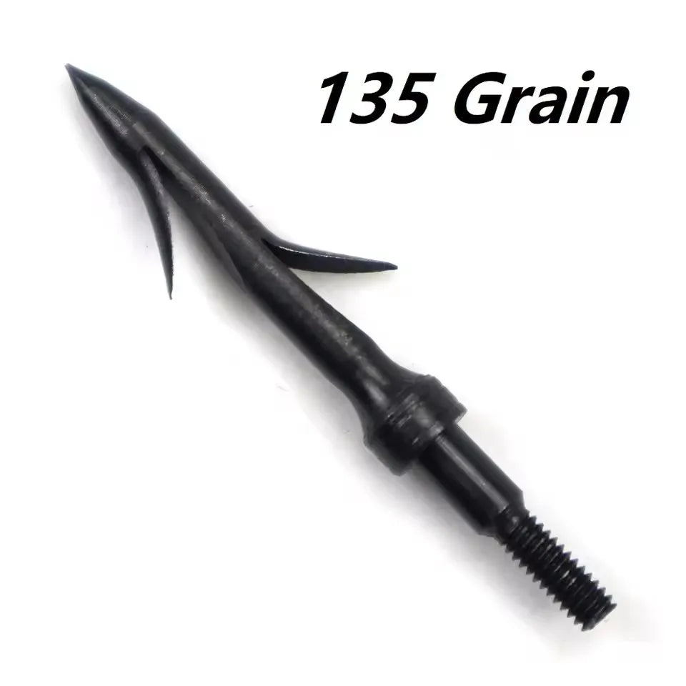 3pcs Hunting Broadhead 100gn-150gn ArrowHead Arrows Points for Compound Recurve Traditional Bow Crossbow Hunting Archery Outdoor