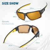 Kapvoe Polarized Cycling Sunglasses UV400 Cycling Glasses MTB Bike Goggles Outdoor Running Driving Riding Sports Bicycle Eyewear