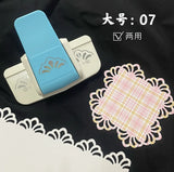 Effort-saving Embossing Device Hollow Lace Edge Pressing Device Punching Device Diy Kindergarten Handmade Greeting Card
