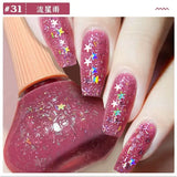 New Oily Gel Nail Polish Glitter Sparking Autumn Winter Milk Coffee Color Varnish No Bake Quick Dry Nail Art Salon Nail Polish