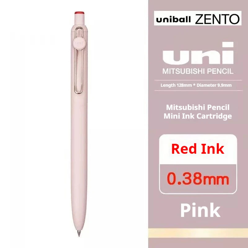 Uni-ball ZENTO Click Gel Pen,0.38/0.5/0.7mm Various Colors Water-based pen With Ergonomic Grip Smooth Writing for School&Office
