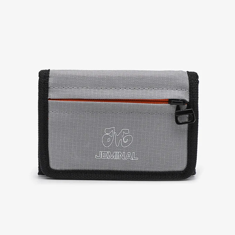 Japanese Style Nylon Trifold Casual Wallet for Male Men Women Young Novelty Money Bag Purse Zipper Coin ID Card Holder Purse