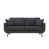 Furniture White Living Room 2 Seater Modern Nordic Scandinavian Upholstery Small Comfy High Quality