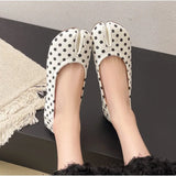 New Korean Style Women's Split-Toe Loafers Shallow Cut Ballet Flat Slip-Ons with Comfortable Mary Jane Spring/Autumn Tabis Shoes
