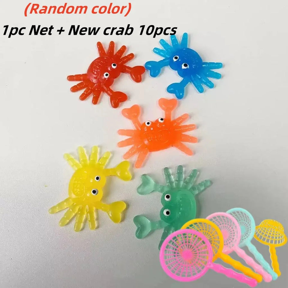 Children's 10Pcs/Set Kawaii Simulation Rubber Goldfish Baby Bath Water Play Games Toys for Kids Toddlers Bathing Shower Gifts
