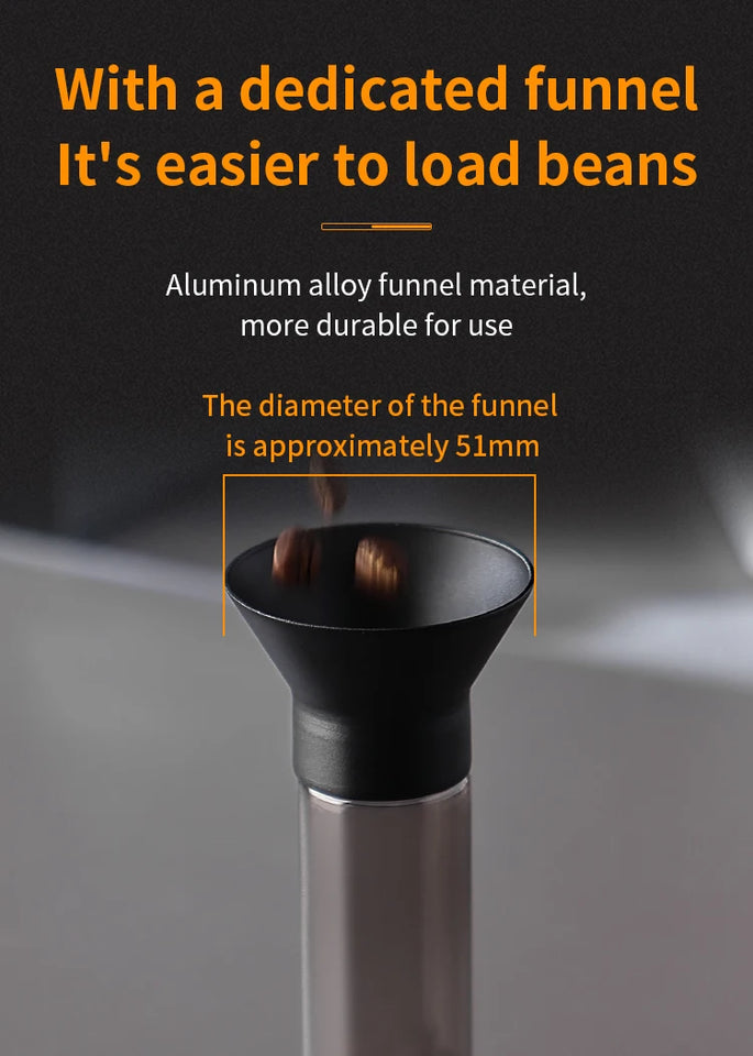 Coffee Beans Storage Container Tube Display Rack Tea Bottle Glass Single Dose Espresso Accessory Coffeware Set Barista Tool Gift