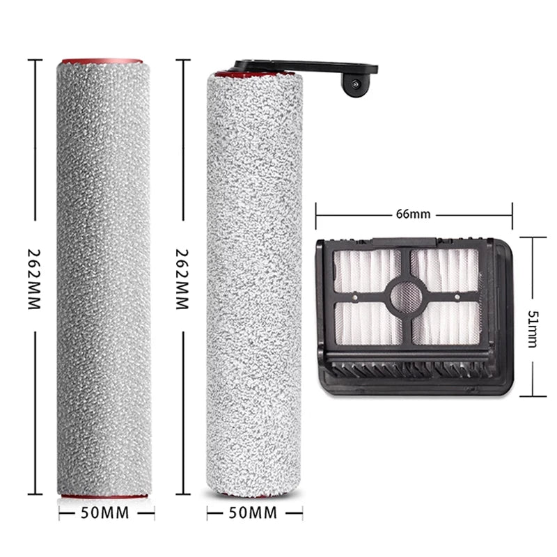 Accessories For Dreame H12 Pro Ultra / H13 Pro Wet Dry Brush Roller HEPA Filter Holder Vacuum Cleaner Replacement Parts