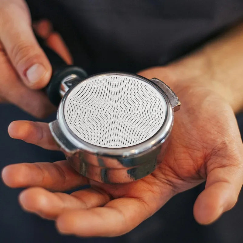 Coffee Filter Holder Stainless Steel Reusable Dripper Fine Mesh Cone Coffee Strainer Espresso Coffee Puck Screen Barista Tool