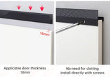 NAIERDI Black Lightning Long Furniture Handles 600-1800mm Aluminum Alloy Cabinet Handles Cupboard Door Handles Door Hardware
