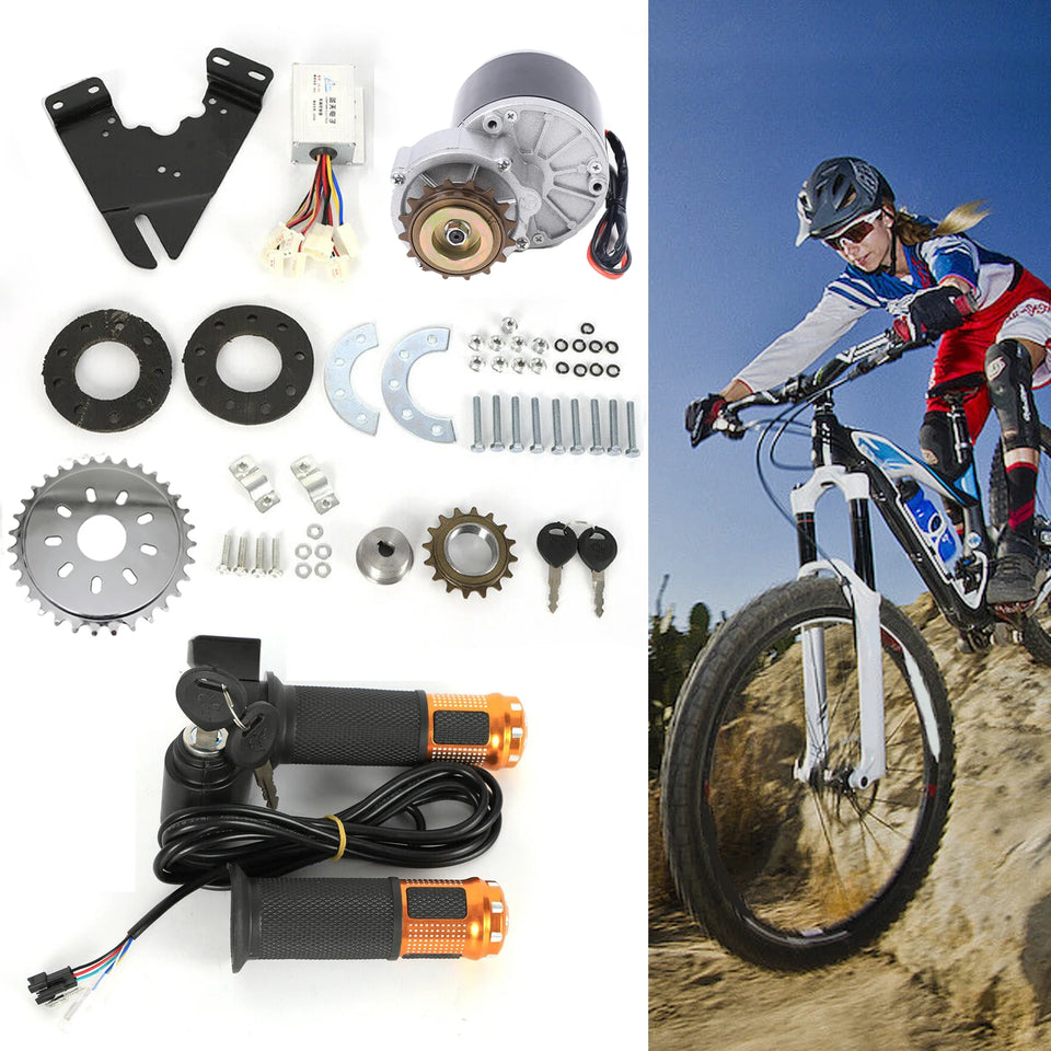 36V 350W Bike Conversion Kit Left Side Drive Motor Hub Diameter Less Than 36mm -Twist