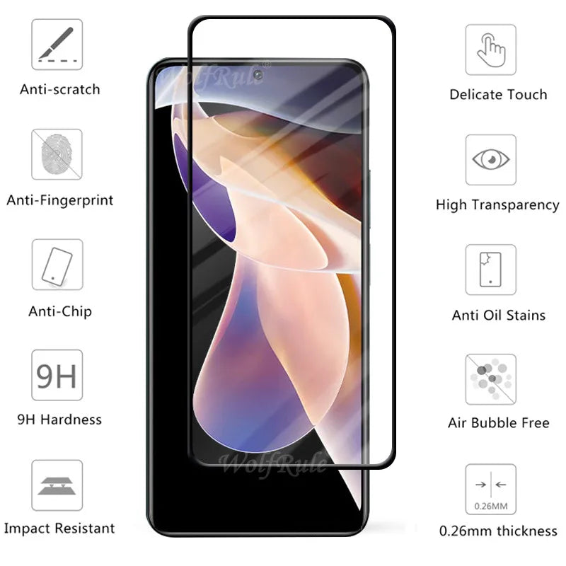 4-in-1 For Xiaomi Redmi Note 11 Pro Plus 5G Glass Redmi Note 11 Pro Plus 11S Screen Protector Redmi Note 11 Pro Plus Lens Glass