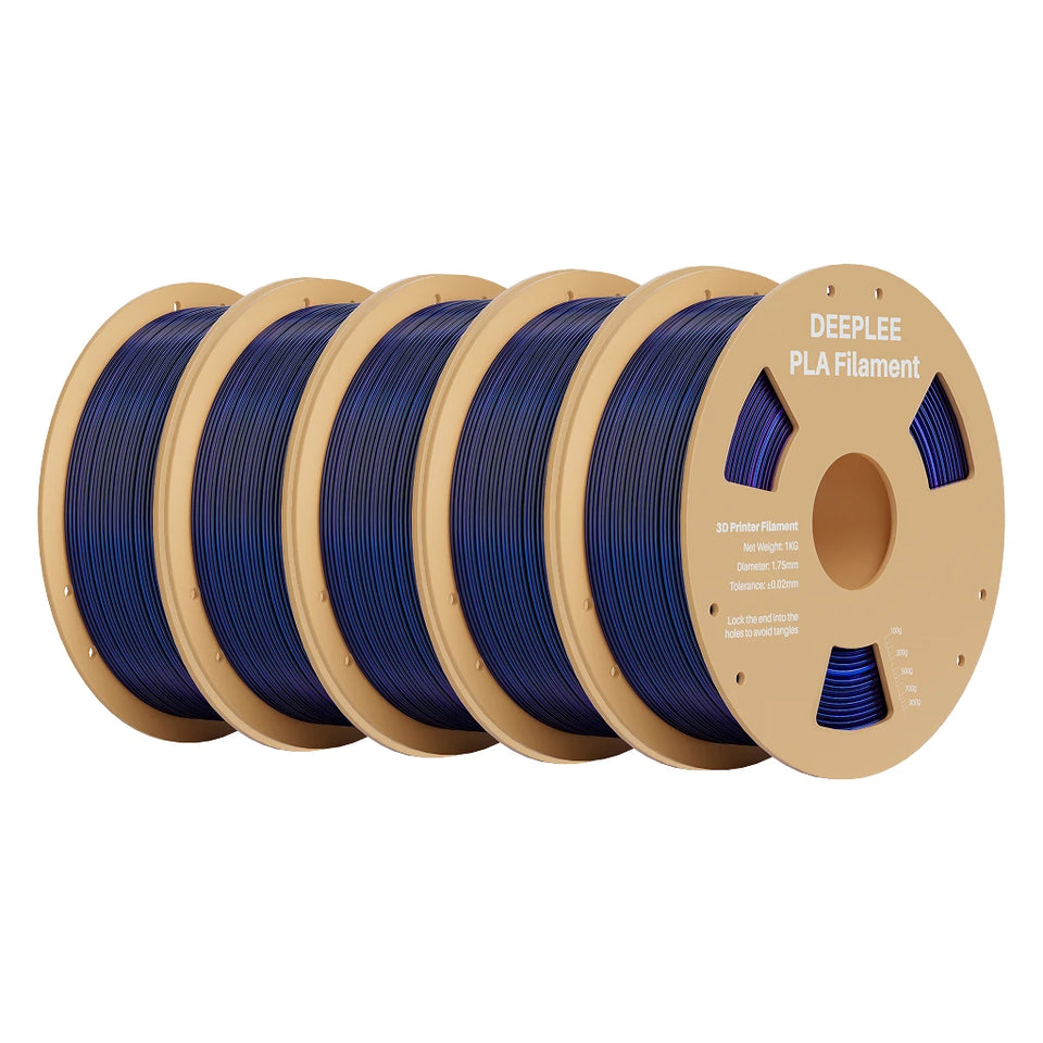 DEEPLEE 10KG Silk Filament PLA 1.75mm 3D Printer Filament for FDM 3D Printers Elegoo PLA for Elegoo Centauri Carbon